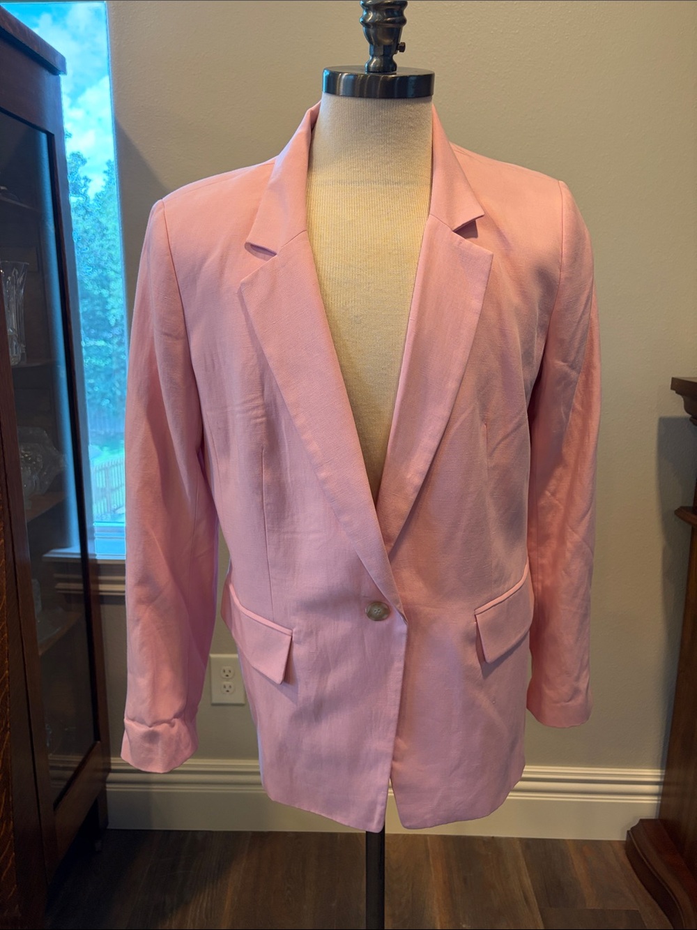 LOFT Pink Blazer Jacket